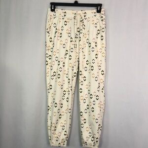 Rachel Zoe Women’s Pants Stretch Drawstring Jogger Pants Size M Multi Color